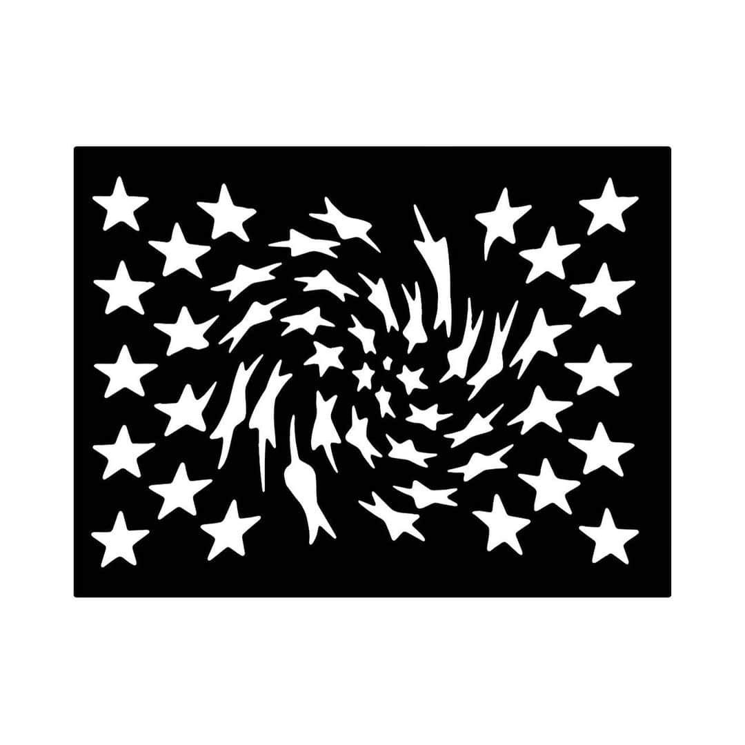トロ・イ・モアのインスタグラム：「‘Black Hole’ (2023)  Made this graphic during the pandemic. Glad to see it finally making its appearance this year. Based on the modern American experience. Hope this image brings you all the joy and all the feelings in between.」
