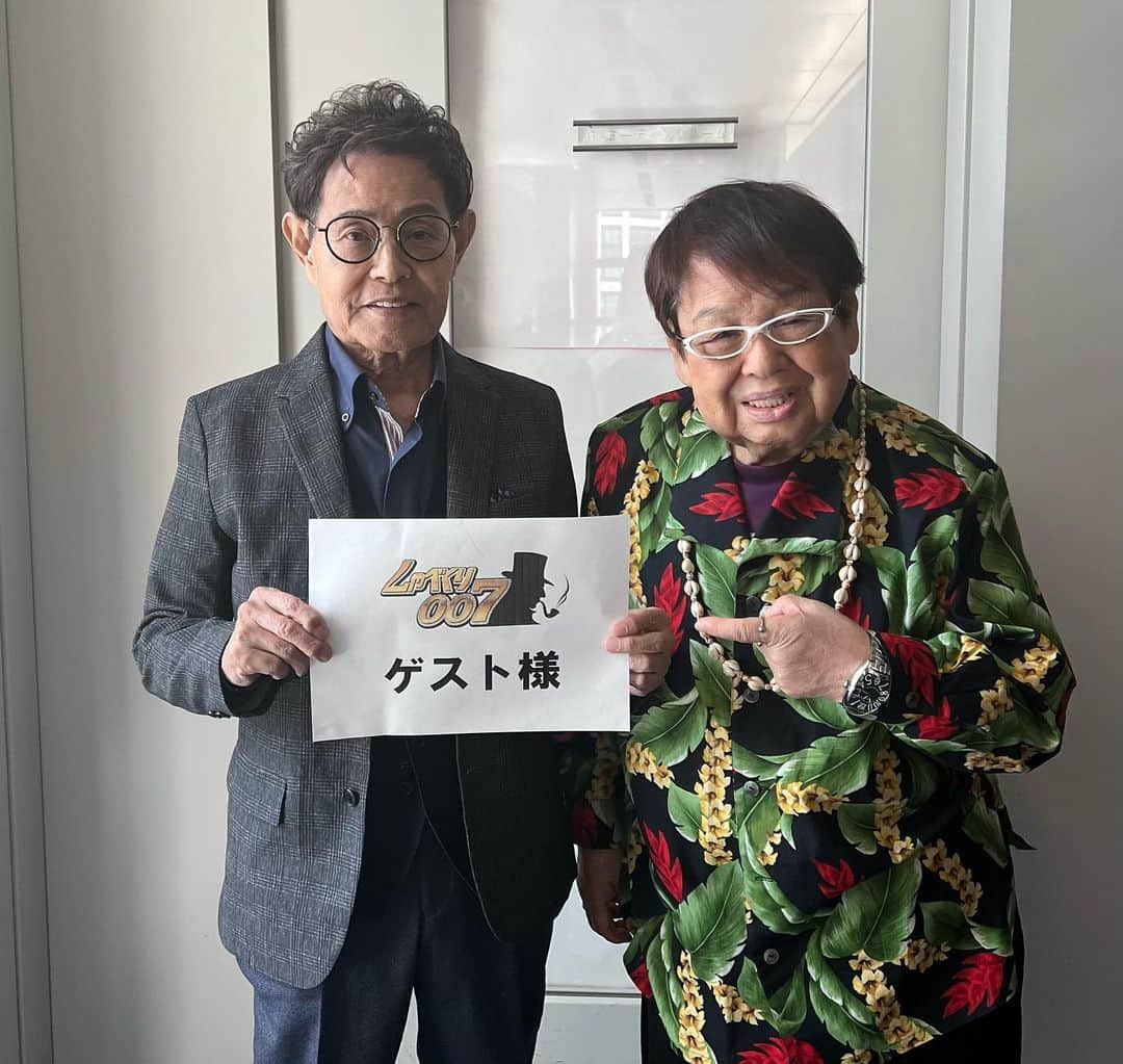 高木ブーのインスタグラム：「5月29日(月)21:00放送の『 しゃべくり007 』(日本テレビ系列)に加トちゃんと一緒に出演します。是非ご覧下さい。  #しゃべくり007  #加藤茶 #高木ブー #ドリフターズ」