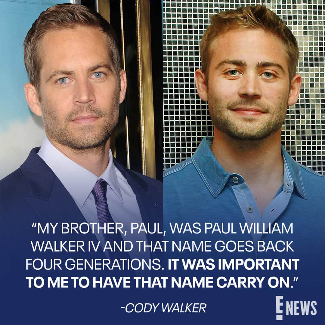 E! Onlineさんのインスタグラム写真 - (E! OnlineInstagram)「Paul Walker's legacy lives on through his family. ❤️ His brother Cody Walker and wife Felicia named their newborn son in his honor. (📷: Getty/Instagram)」5月27日 11時00分 - enews