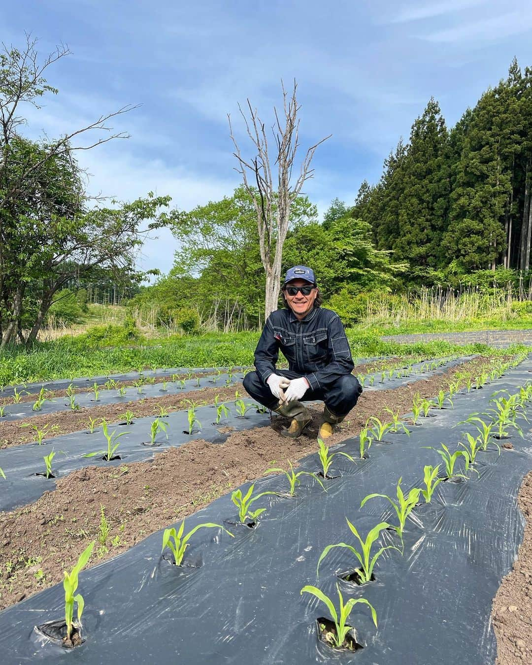 石川直宏さんのインスタグラム写真 - (石川直宏Instagram)「『最幸な季節』  1泊2日でNAO's FARMへ。  バイクでの飯綱は2度目🏍️ 往復で約500km。  今回はスーフォアちゃん。 長距離もワインディングも万能で、素晴らしいバイクです👏  ツーリングはもちろん、農作業にも最幸な季節✨  種蒔き、苗の定植、草刈り、土づくり、マルチ張り。  サッカーコート約1面(約71a・7反・7,140㎡・2160坪)に、約2万本のとうもろこしの収穫を目指しています🌽  生で食べられるとうもろこし。 今年の夏もお楽しみに♪  一緒に取り組んでいる【みみずや】 @mimizuya.nagano のメンバーたちと、飯綱のオーガニック給食に向けた野菜栽培、来月は昨年に続き田植えも計画中🌾  再来週は繋がりのある素敵な仲間たちをゲストに農業合宿を行う予定です🤝  農業にチャレンジして3年目。  飯綱への還元、アスリートが化ける場づくり・繋がり、販売等、引き続き発信・共有していきます🧑🏽‍🌾  #NAOsFARM #NAOsFARM2023 #Iizuna #飯綱 #Nagano #長野 #とうもろこし栽培 #種蒔き #定植 #マルチ張り #土づくり #農場のマリオカート #CB400SF #CB400SFがある風景 #NAOsFARM農場長見習い #NaohiroIshikawa #石川直宏」5月27日 11時05分 - sgss.18