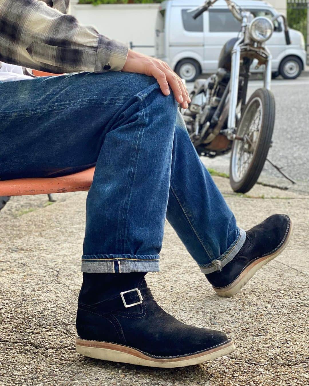 のインスタグラム：「My WESCO! "Boss" at sixhelmets  Thank you always‼︎  #sixhelmets #vintageclothing  #westcoastshoecompany #wesco #wescoboots #mywesco #boss #since1918 #100YEARS #oregon #portland #scappoose #madeinUSA🇺🇸 #osaka #wescojapan #tokyo #wescoebisu #wescosetagaya」