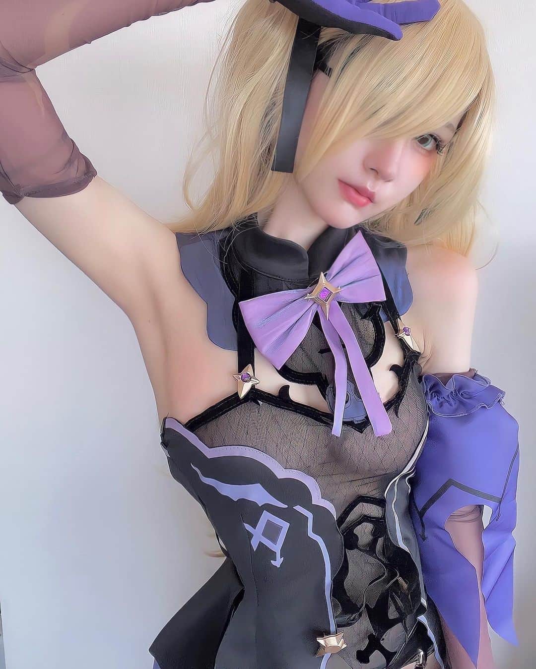 てーらのインスタグラム：「꒰ঌ🖤໒꒱」