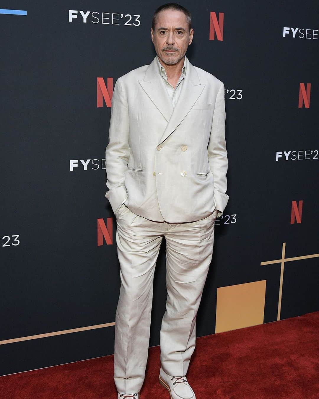 Fendiのインスタグラム：「Robert Downey Jr. wore #FendiSummer on the "FYSEE" red carpet.   @robertdowneyjr」