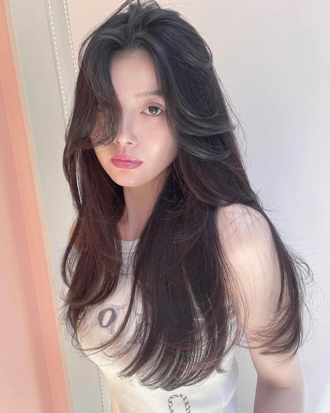 原涼香のインスタグラム：「美🤍なかのはちゃんも #레이어드컷 と HITAトリートメント🎀✨ ワンカール巻くだけでボリュームと色気がでます🫶🏻 ちょーかわいー(⸝⸝⸝ᵒ̴̶̷ ⌑ ᵒ̴̶̷⸝⸝⸝)♡ ㅤㅤㅤㅤㅤㅤㅤㅤㅤㅤㅤㅤㅤ」