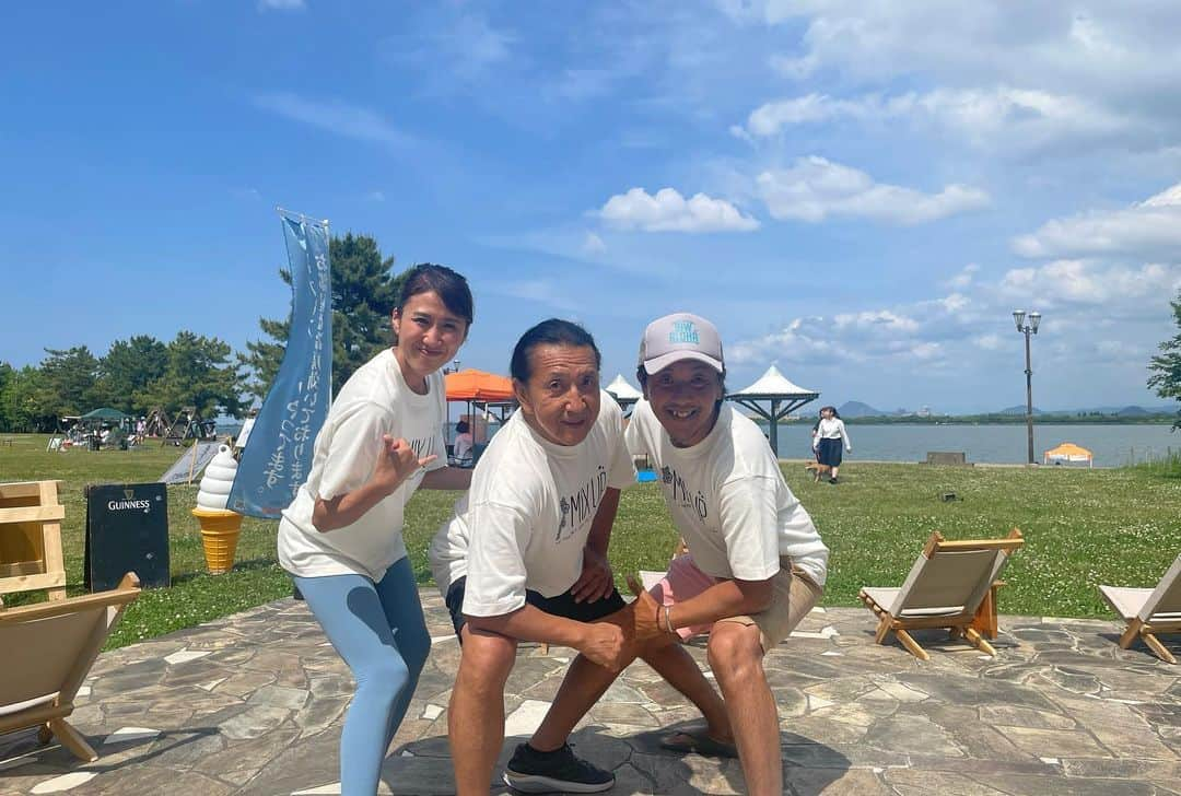 Ken Harakumaさんのインスタグラム写真 - (Ken HarakumaInstagram)「@biwako.sup.yoga  トークショーも楽しみました！ ウェアショーツ提供 @lululemonjp  Tシャツは @biwako.sup.yoga オリジナル❣️ @takamai.1  @marinoyoga_pilates  @majoli_official  @international_yoga_center  #琵琶湖  #サップヨガ  #ケンハラクマ」5月27日 14時15分 - kenharakuma