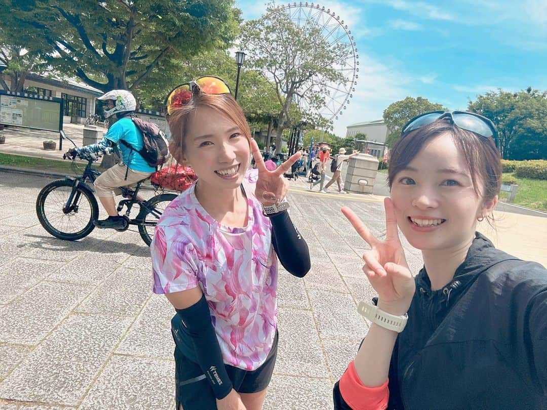 下門美春のインスタグラム：「5/27(土)ハッピーセット練👯‍♀️ 葛西臨海公園発着LSD120'ご参加いただきありがとうございました！☺️✨ 次回ハッピーセット練👯‍♀️ 開催6/18(日)内容未定 となっておりますー🏃‍♀️✨ 予定空けといてもろて🙋✨  #japan #marathon #runner #running #training #マラソン #マラソン女子 #ランニング #ランニング女子 #トレーニング #はしりますたぐらむ」