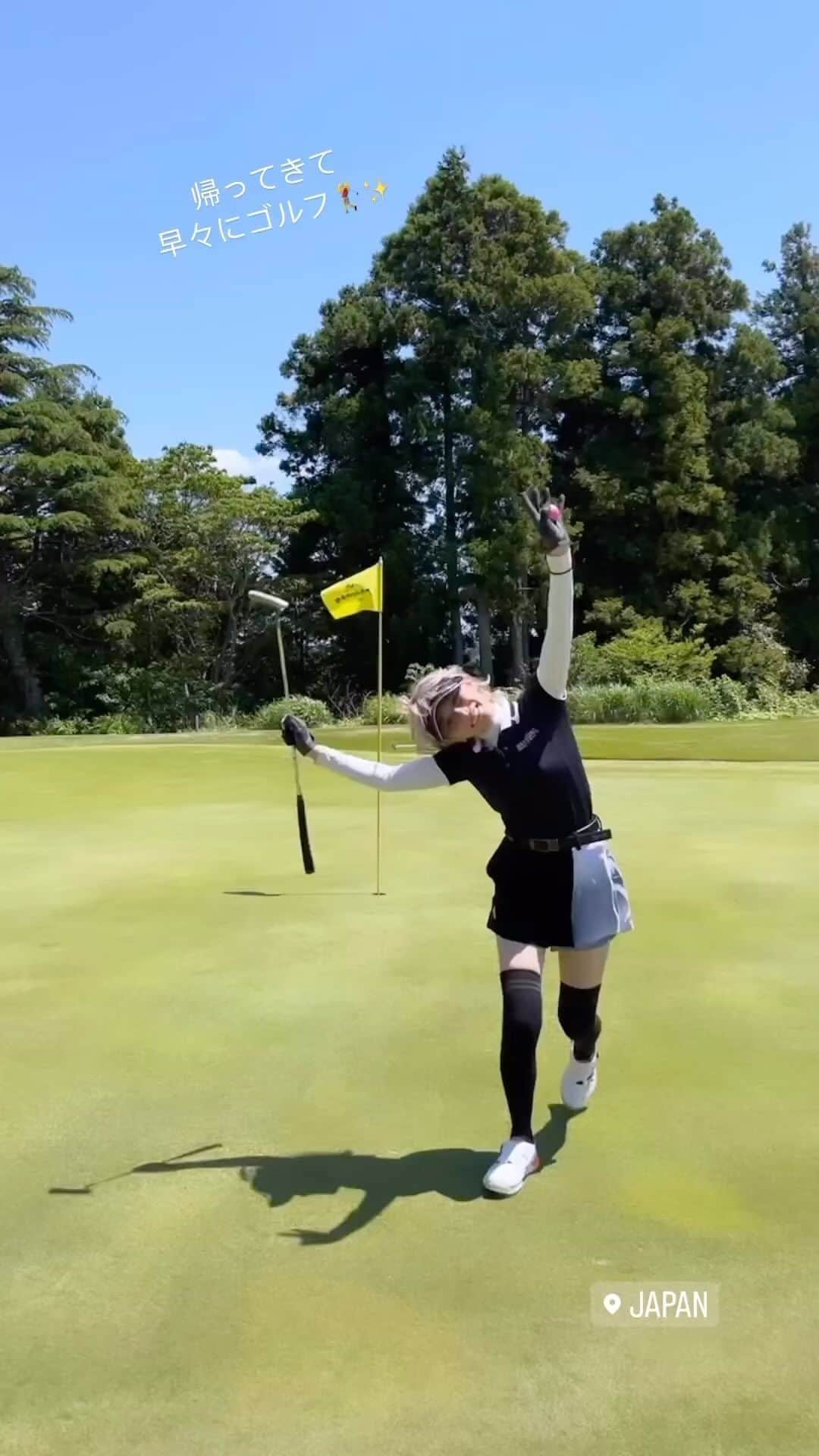 のインスタグラム：「ゴルフ行きたい🏌️‍♀️🫶✨」