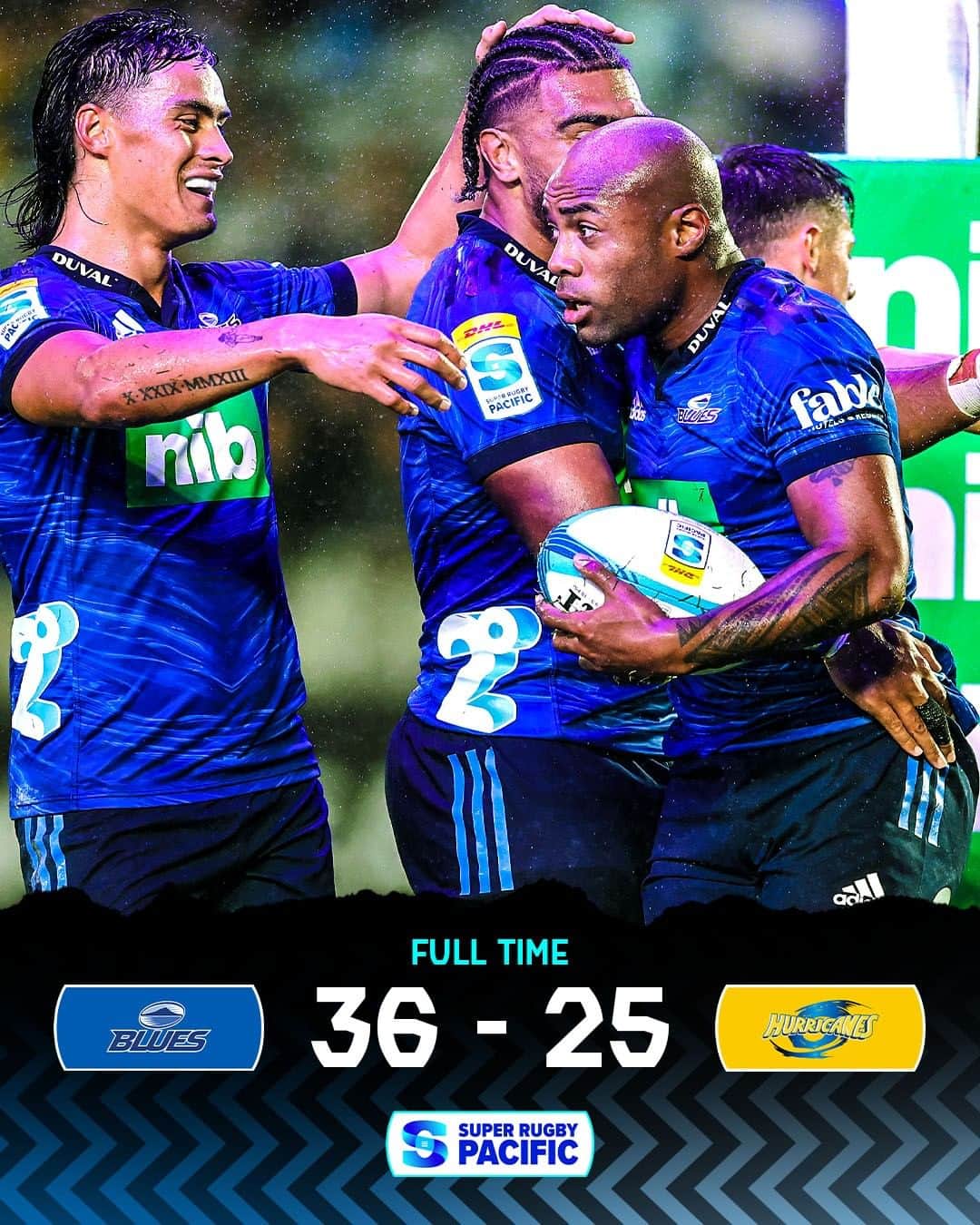 Super Rugbyのインスタグラム：「What. A. Game! 🤯  #BLUvHUR #SuperRugbyPacific」