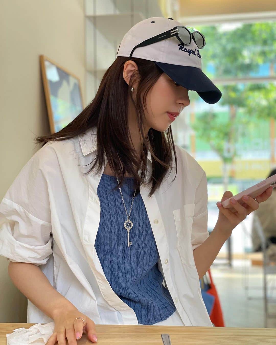 ソ・ウンスのインスタグラム：「🩵」