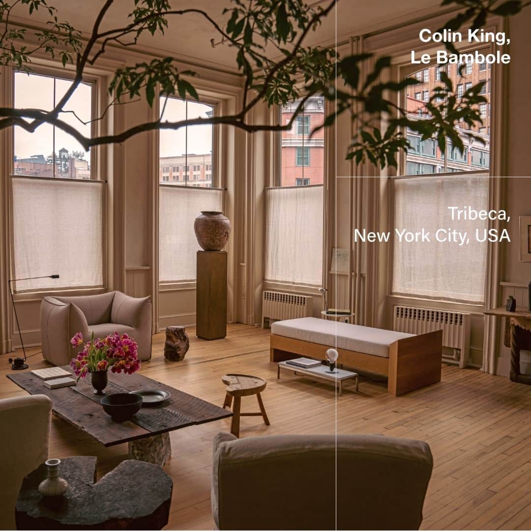 B&B Italiaさんのインスタグラム写真 - (B&B ItaliaInstagram)「Inside Colin King's flat ...