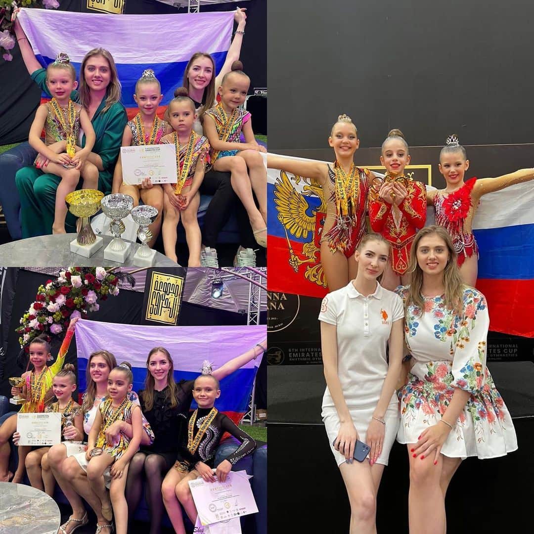 Veronika Rudychevaのインスタグラム：「6st International CUP 2023 Сезон окончательно закрыт🎉 Наша командная победа 🏆 Спасибо родителям за поддержку🙏🏼, деткам за труд💪🏼, нам @victoria___1373 за терпение 🙌🏼 и @center_viner за возможно ❤️ 2018-🥉 2017- 🥈🥈🥉 2015-🥇🥇🥇🥇 2014-🥇🥇🥇🥉🥉🥉 2013- 🥇🥇🥉и 6🏅 2012-🥇🥈」