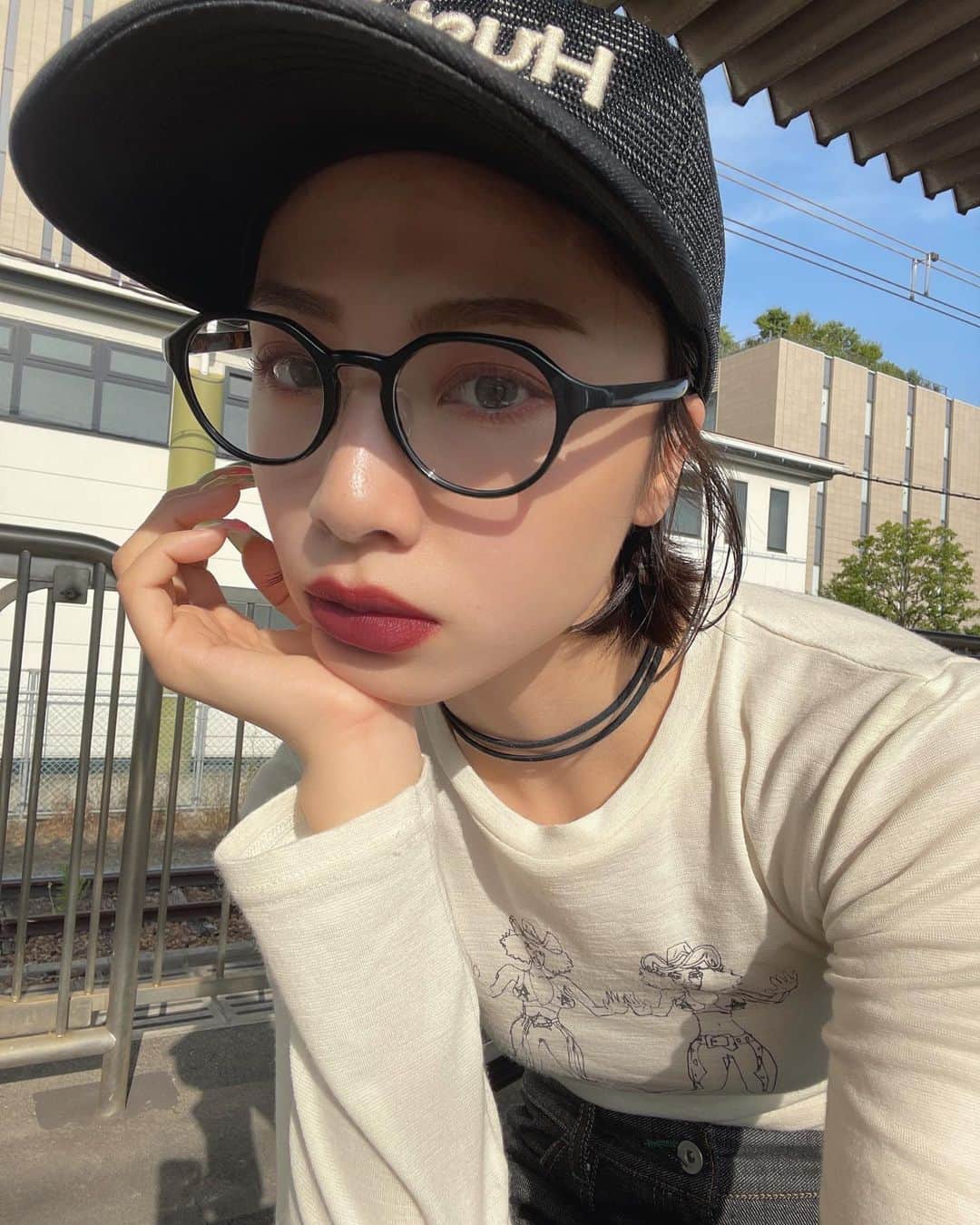honoka さんのインスタグラム写真 - (honoka Instagram)「JINSとSESAME STREETのコラボ ゲットしたよ👓❤️❤️❤️ めっちゃかわいいいー！！ このメガネ軽すぎるっ  #jins #pr #セサミストリート #sesamestreet」5月27日 21時09分 - honoka_lol