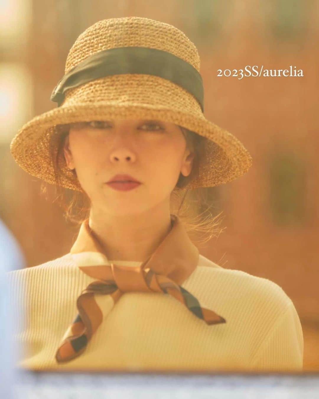 さきえさんのインスタグラム写真 - (さきえInstagram)「. 続々おとな可愛いがrelease👒 この夏 間違いなく使える☺︎  ☑︎👒/ @aurelia_kobe_official  . #modelwork #shooting #撮影 #お仕事あがり #aurelia #hat #日本真田帽子 #キービジュアル」5月27日 21時26分 - sakie110