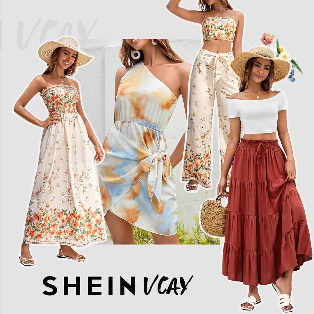 SHEINのインスタグラム：「Which VCAY collection is your dream vacation rotation? 🏝️👇  🔎16169582 16120205 16120157 16119951 16078865 16077999 16153796  #SHEINVCAY」