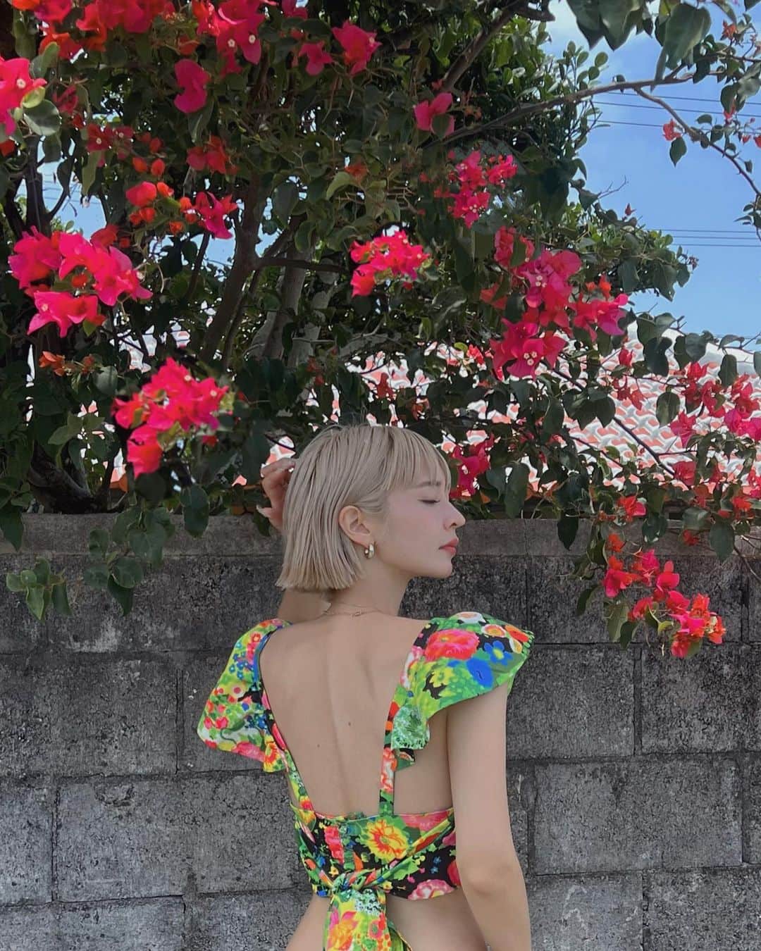 梅村実帆のインスタグラム：「KOHAMA🌺」