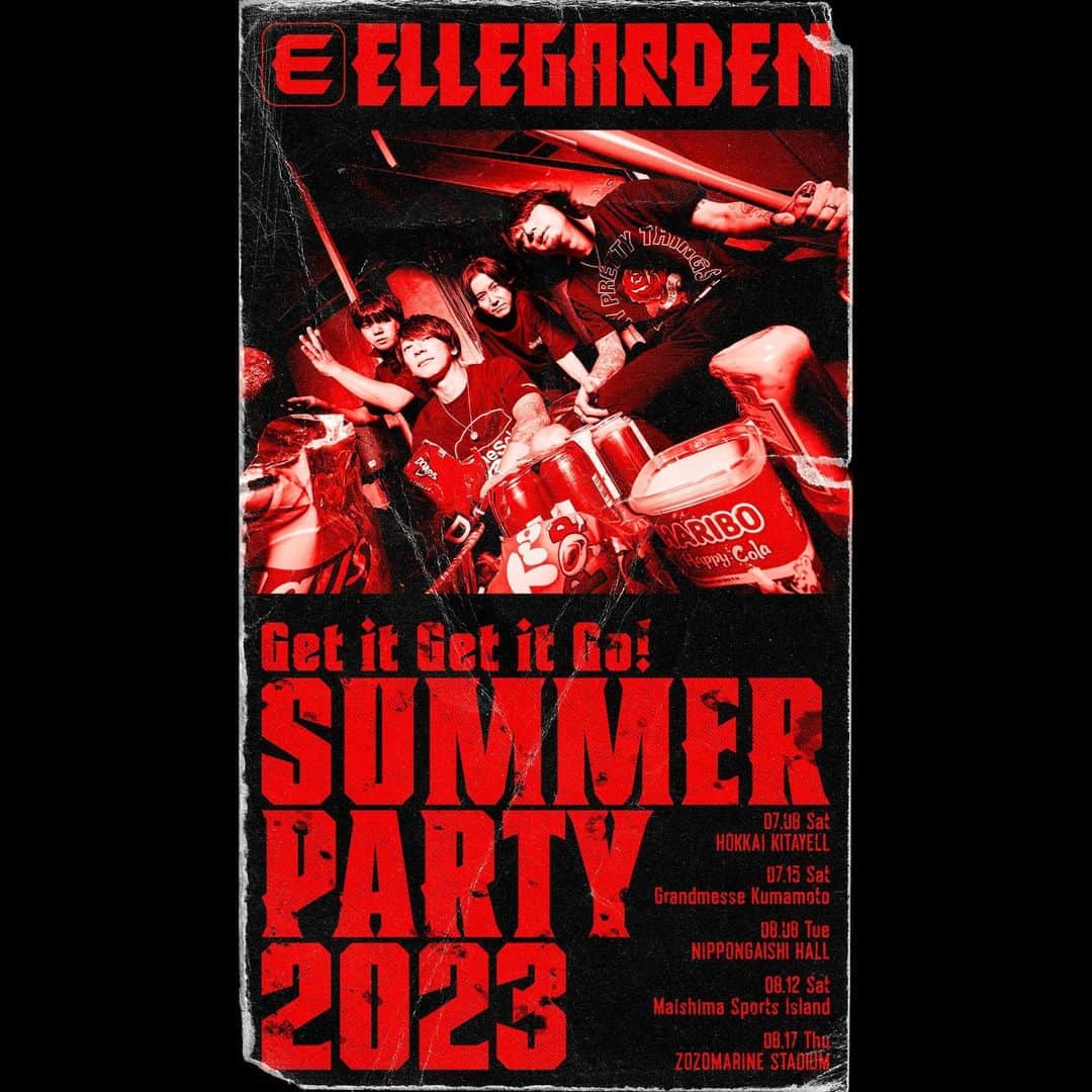 三吉ツカサのインスタグラム：「ELLEGARDENの新しい写真が公開されたよ。」