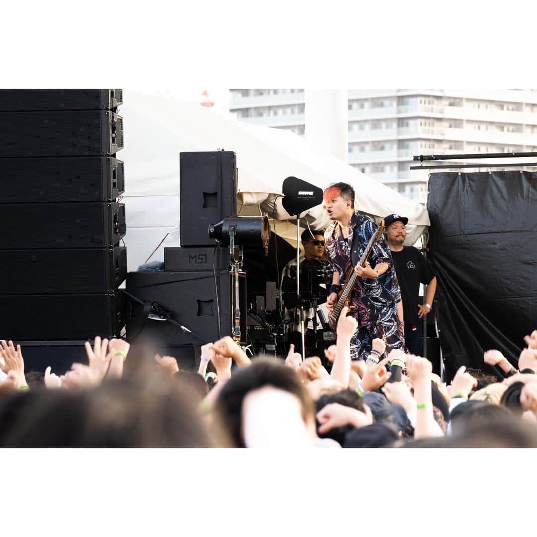 侑威地さんのインスタグラム写真 - (侑威地Instagram)「COMING KOBE23@神戸メリケンパーク  photo by @ishii_maki  #rottengraffty #comingkobe23」5月28日 0時07分 - yuichi_rotten
