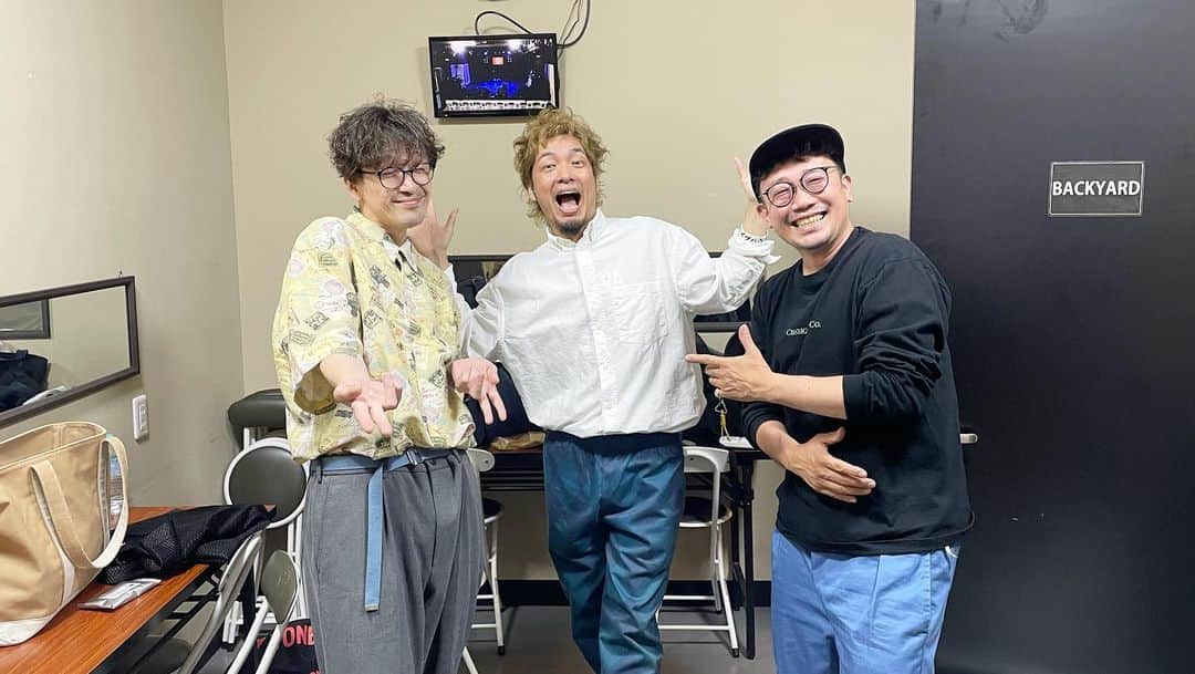 渡邊忍のインスタグラム：「HEAVEN’S ROCK presents  Gimme Five vol.1 ！ in 宇都宮HEAVEN’S ROCK VJ-4 とってもゴキゲンなSaturday Nightをありがとうございました🫶 田上くんと須賀ちゃんの素敵なライヴと、シノヴの鬼畜なライヴ、堪能していただけたのなら幸いです🤪💫 オーガナイザー兼コンシェルジュの佐伯くん、ありがとうございました🔥」