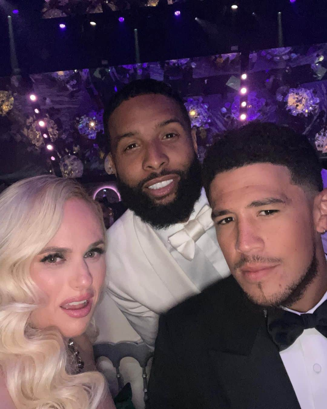 レベル・ウィルソンのインスタグラム：「AMFAR with these ballers 🏈@obj & Devin Booker 🏀」