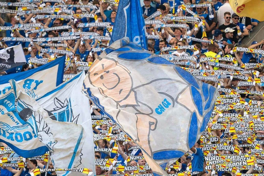 TSG1899ホッフェンハイムのインスタグラム：「DANKE für Eure Unterstützung! 🔵⚪️👏」