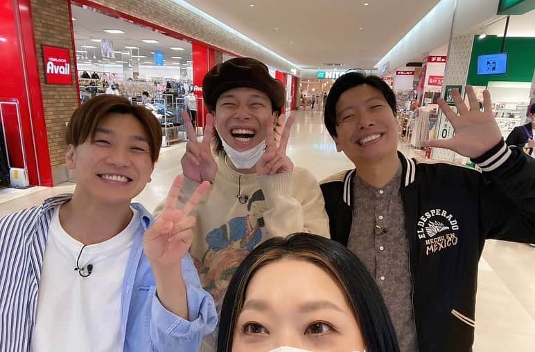 のインスタグラム：「今日の「どこいこ！？」  藤崎マーケットトキくん、ラフ次元空くん  そして初登場の田中ショータイムくんです🙌  最後のミニコーナーでともこ姉登場✨🫡」