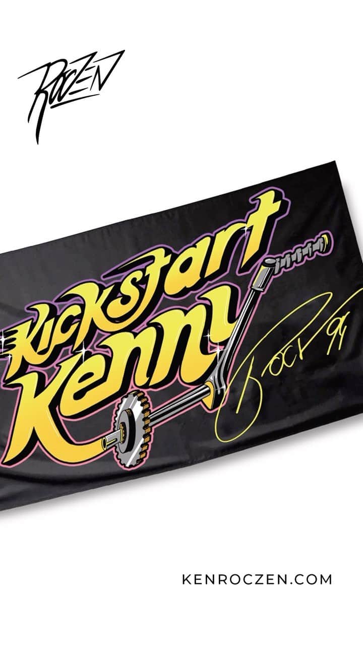 ケン・ロックゼンのインスタグラム：「Getcha some 🤘🏽🙌🏽  Kickstart Kenny drop now exclusively available on  KenRoczen.com」