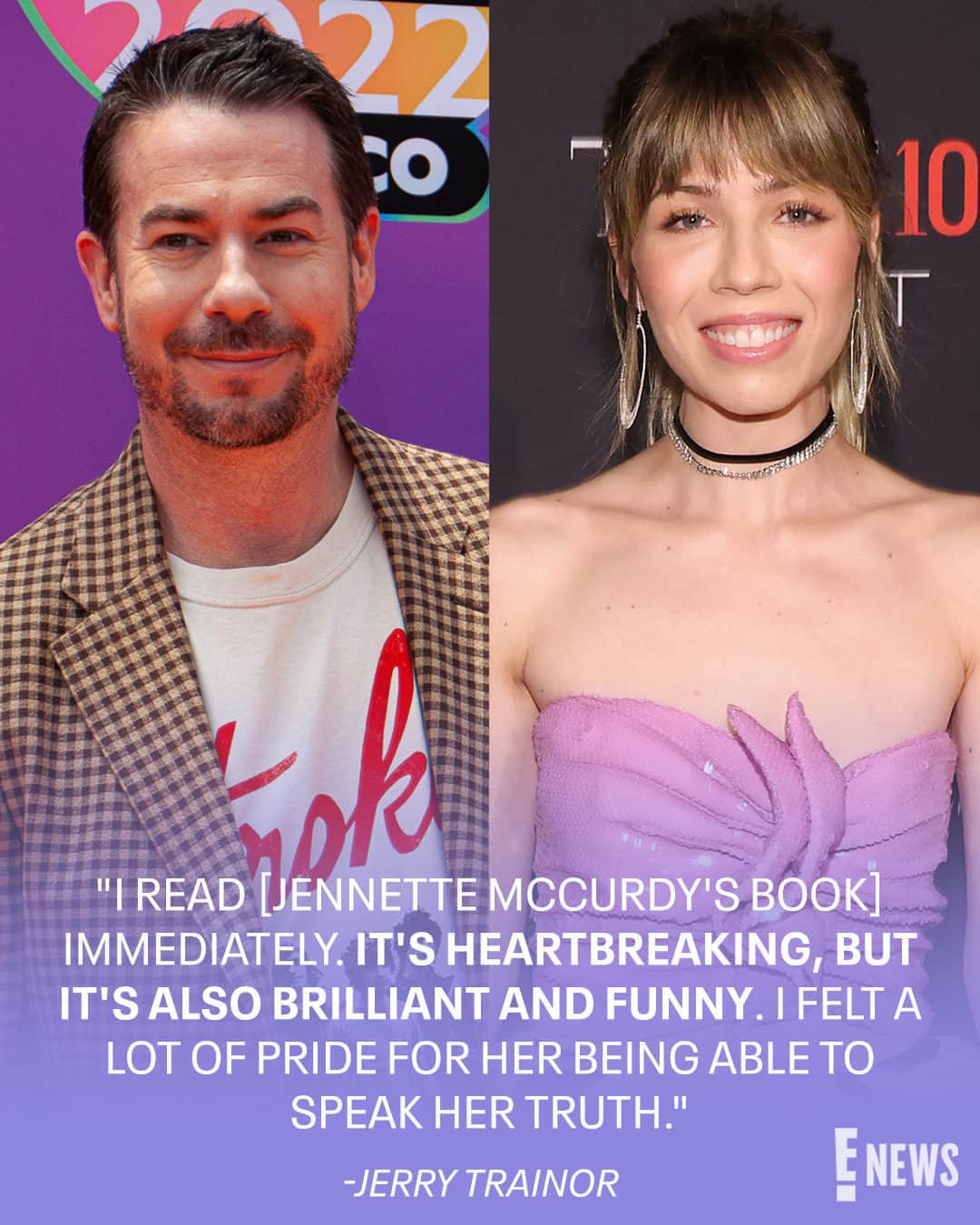 E! Onlineさんのインスタグラム写真 - (E! OnlineInstagram)「Jerry Trainor is sharing his support of Jennette McCurdy's 2022 memoir. Link in bio for more on why he says his former #iCarly costar is "growing stronger because of it." (📷: Getty)」5月28日 4時00分 - enews