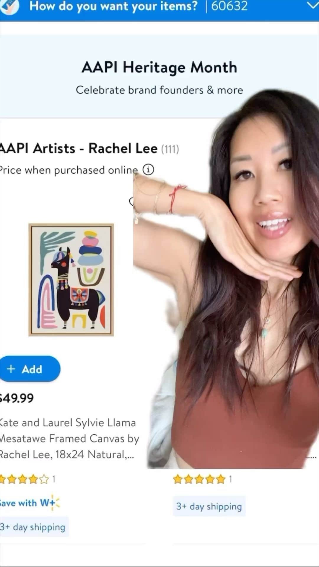 Wal-Mart Stores, Incのインスタグラム：「If you’re picking out a Rachel Lee piece, you def have amazing taste!  @bylisalinh #AAPI #HomeDecor #WallArt」