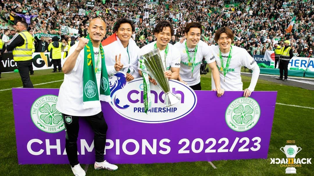 前田大然のインスタグラム：「CHAMPIONS AGAIN🏆💚🤍  Thank you for all your amazing support! Congratulations to everyone!  応援ありがとうございました! 引き続きよろしくお願いします!」