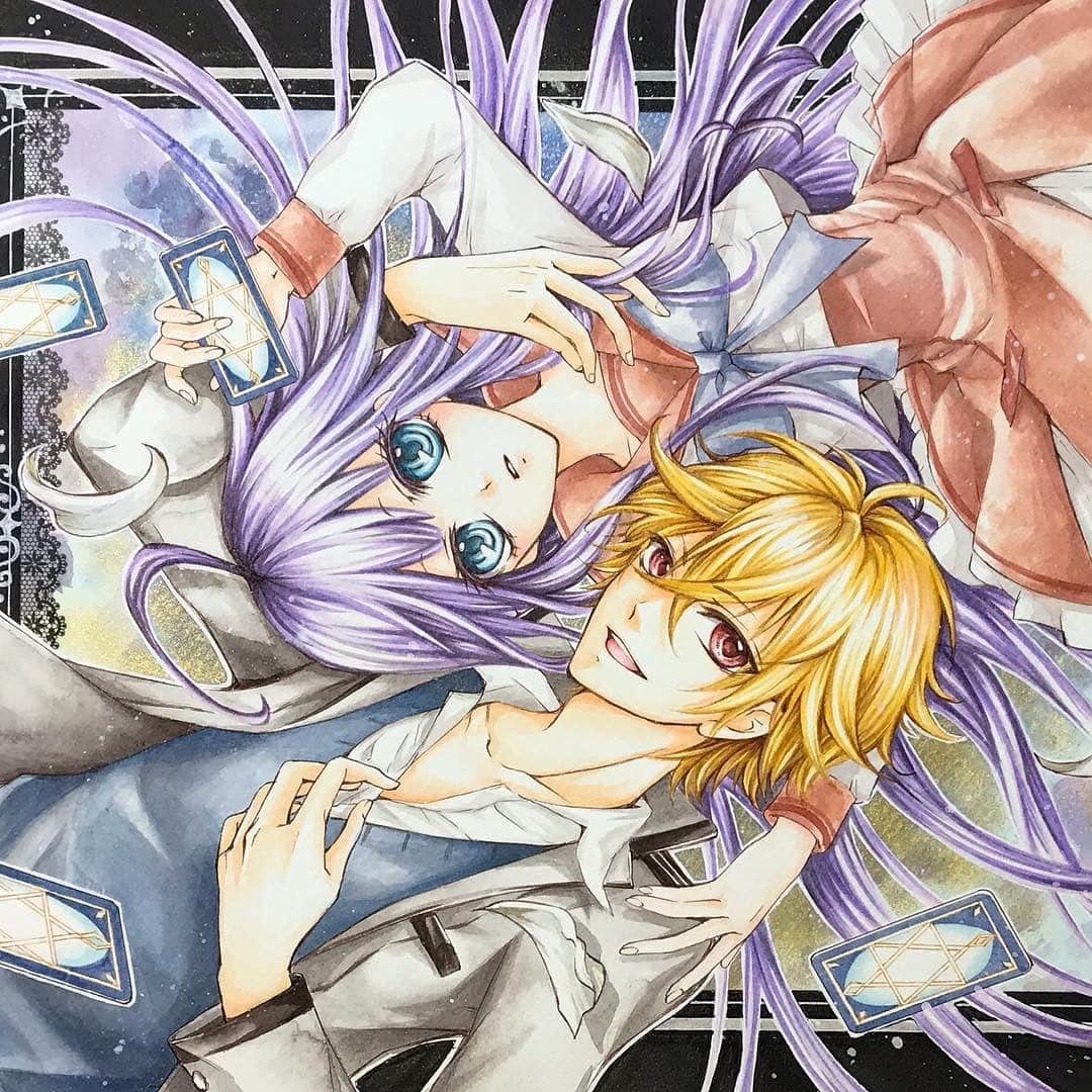 柚木ウタノのインスタグラム：「『魔女とハツコイ。』（2012） 初連載作品です☺️  タロット占いができてオーラが見える聖良ちゃんは、金色をまとう匡くんに出会う…  初連載のモノクロ漫画で色を描こうとしてるの、当時の自分すげぇな…って逆に感心してもぅた。 友達のためなら！って聖良ちゃんの芯の強さがお気に入りでした🥰✨  新連載に向けて過去連載作品を振り返ってみてます📖  この作品はコミックスになってるので、知らない方はよかったら紙コミックスや電子書籍、サイトなどの試し読みなどで是非♪  #魔女とハツコイ #柚木ウタノ #少女漫画 #りぼん」