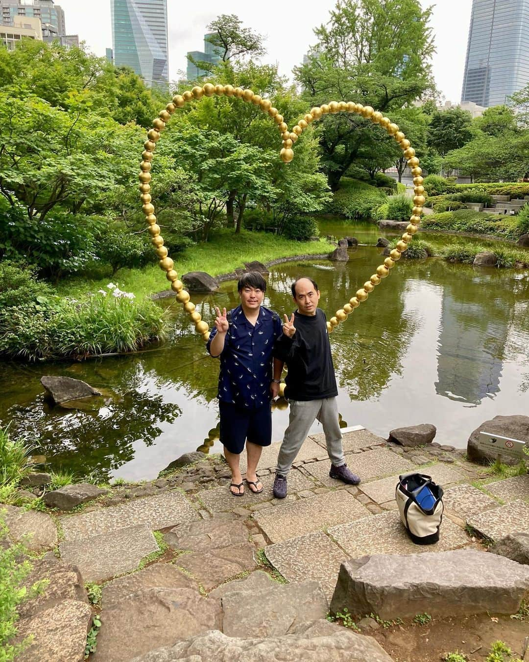 GO!皆川さんのインスタグラム写真 - (GO!皆川Instagram)「斉藤さんとまったりランチ🐖🥤」5月28日 10時48分 - go_minagawa