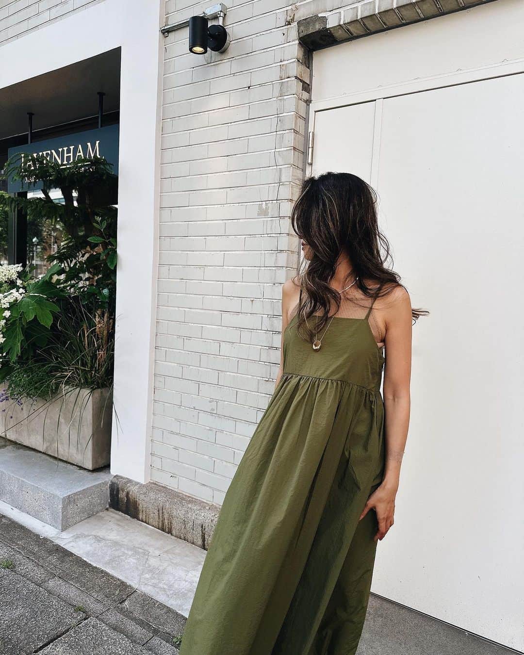 esutoreja_risaribonのインスタグラム：「@esutoreja  シャカシャカワンピース🍃 .  .  .」