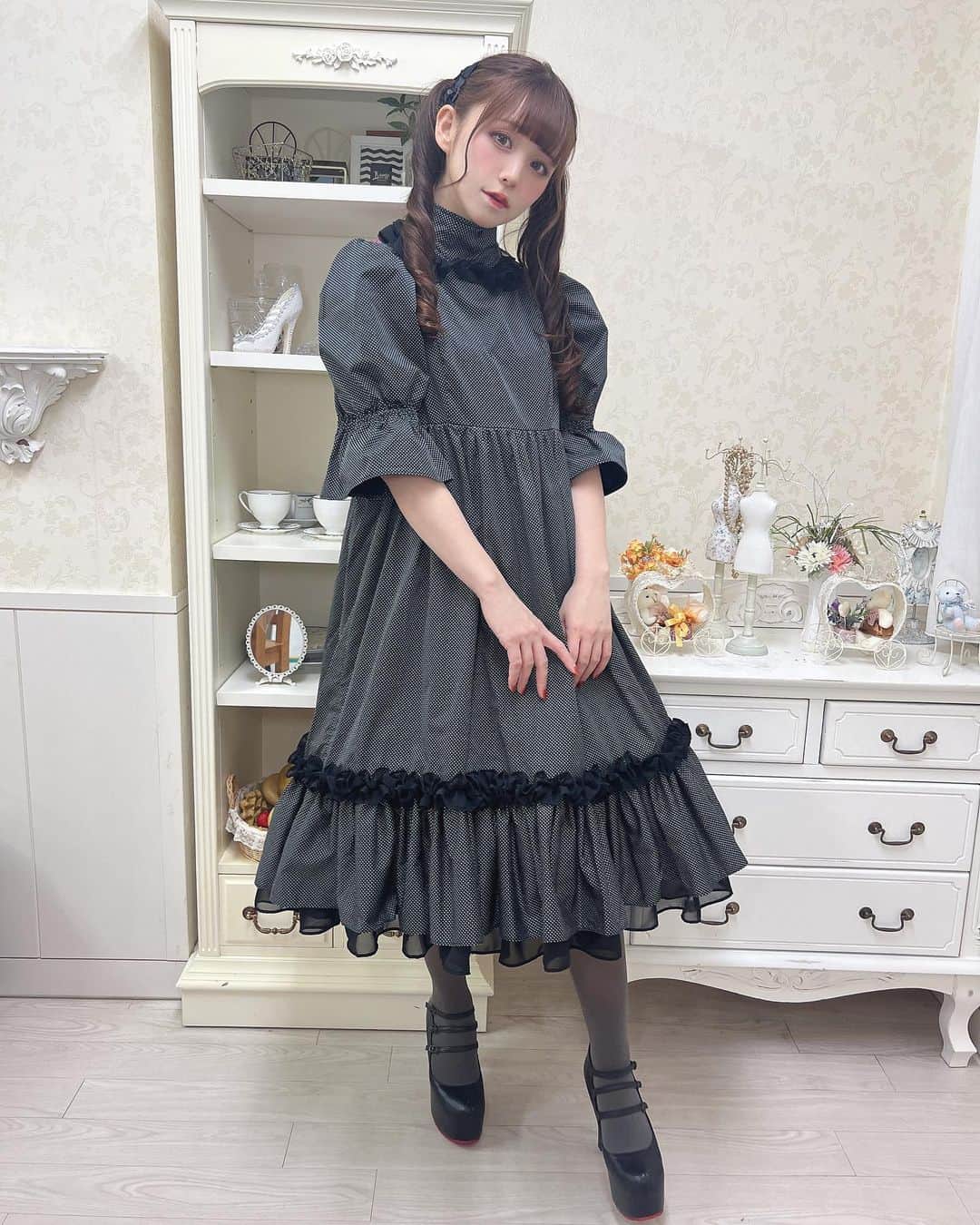 深澤翠さんのインスタグラム写真 - (深澤翠Instagram)「Na+H  tulle×yakumo Lolita Online Marché vol.7  #lolitafashion  #gothicandlolita  #naplush」5月28日 13時26分 - midorifukasawa