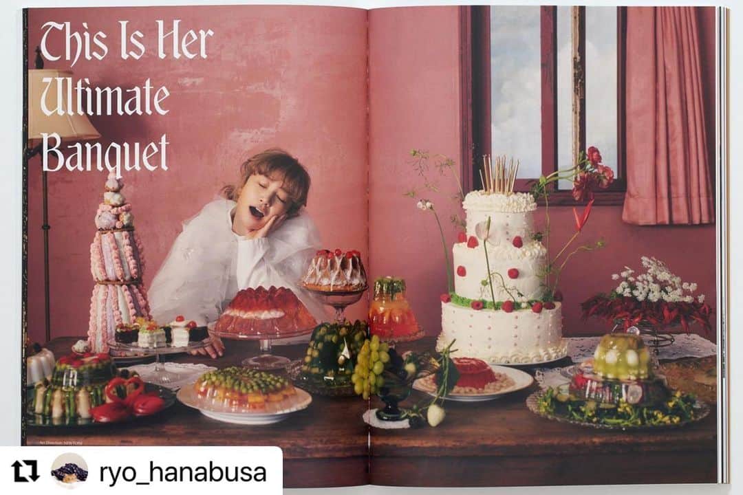 小西神士さんのインスタグラム写真 - (小西神士Instagram)「#Repost @ryo_hanabusa with @use.repost ・・・ YUKI @yukiweb.net_official celebration art book ‘RENDEZVOUS’  Story ‘This Is Her Ultimate Banquet’ Art Direction @newtone.inst Photography @ryo_hanabusa Styling @tabata_arisa Hair & Make-up @shinji_konishi Food Direction @dressthefoodkaoru Set Design #enzo #YUKI」5月28日 14時18分 - shinji_konishi