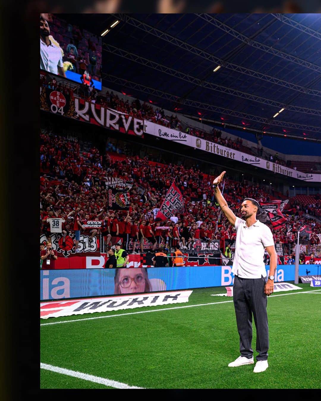 カリム・ベララビのインスタグラム：「Thanks 🤝🏾💯 @bayer04fussball ⚽️」