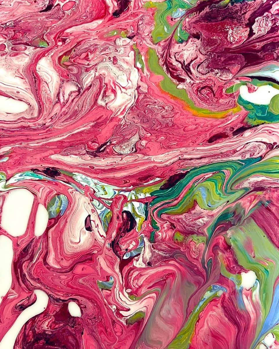 宮村ななこさんのインスタグラム写真 - (宮村ななこInstagram)「🎨  #フルイドアート  #アート  #🎨  #art  #fluidart  #pink  #miyamuart」5月28日 18時13分 - miyamuchan_001