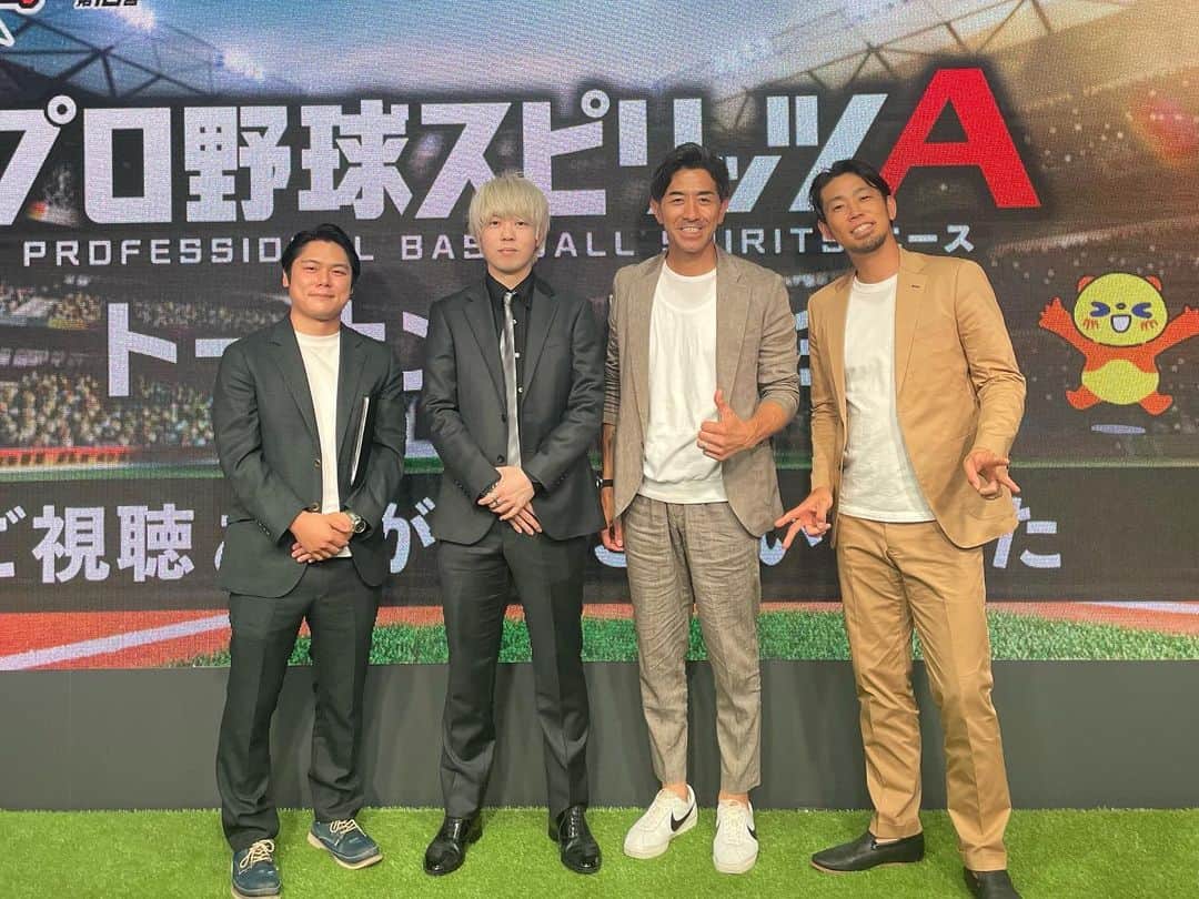 G.G.佐藤のインスタグラム：「コミュファスタジアムで行われた、 プロスピAの大会 中部5県から猛者達が集まりました！ 若いニュースターの誕生日の予感」