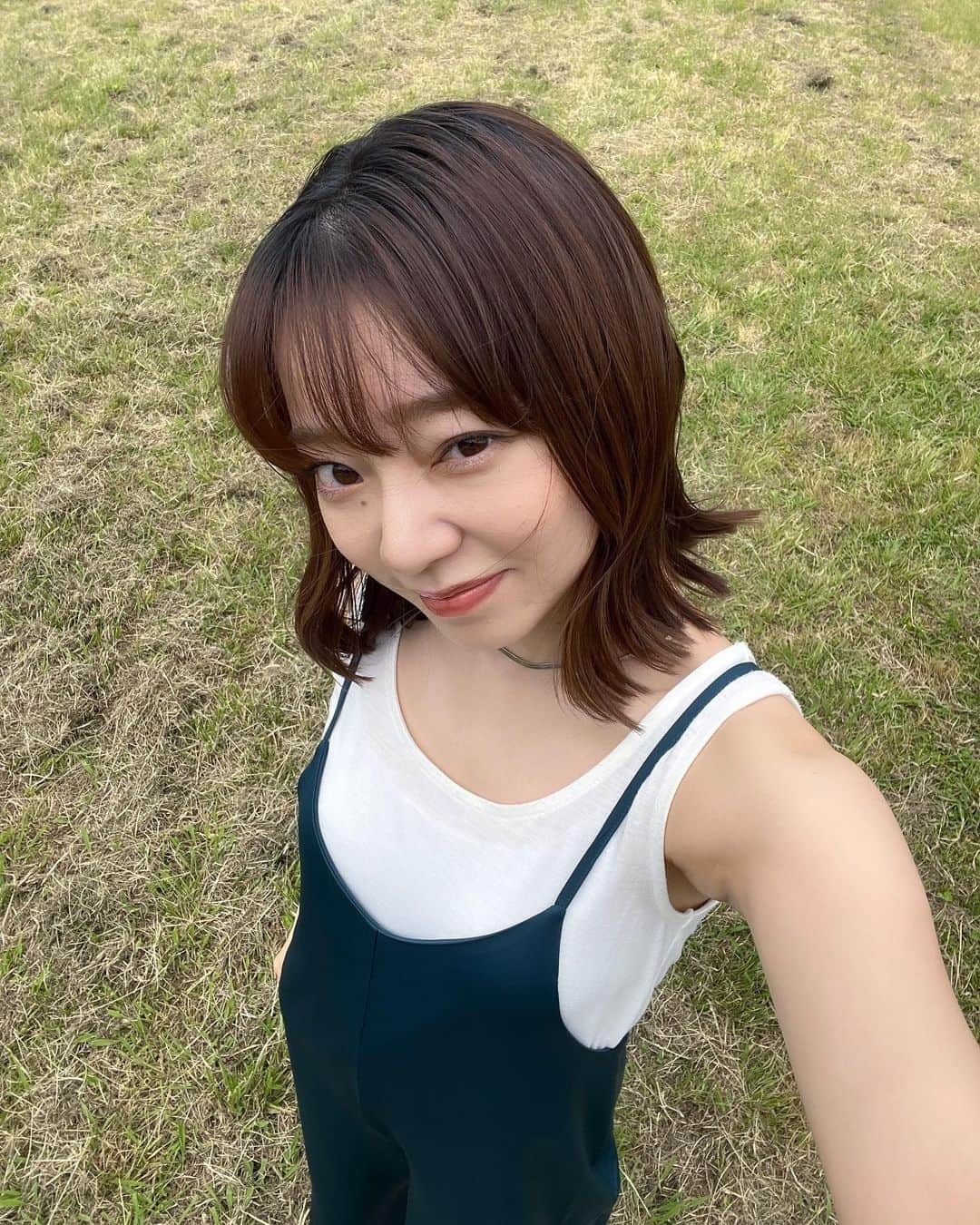 日浦ももさんのインスタグラム写真 - (日浦ももInstagram)「夏こそファッションメイクネイル楽しまなきゃね^_^ . . #happyjohn#ハッピージョン#オールインワン#ワンピース#セルフネイル#夏コーデ#ワンピースコーデ#夏メイク#セルフネイル」5月28日 20時02分 - uka_momose
