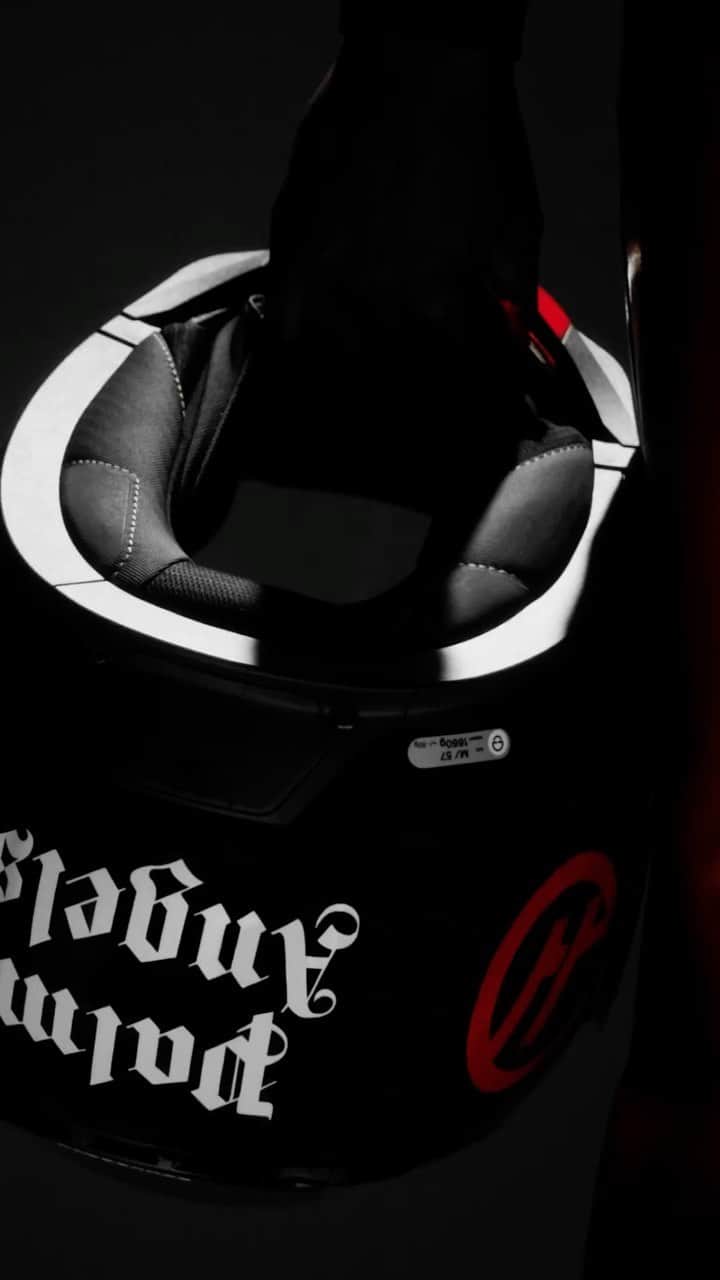 パーム・エンジェルスのインスタグラム：「Overtake any convention: augmented velocity in a combination of power and lightness.  Shop Now Palm Angels Racing and Palm Angels x MoneyGram Haas F1 Team Collections at palmangels.com  @haasf1team」
