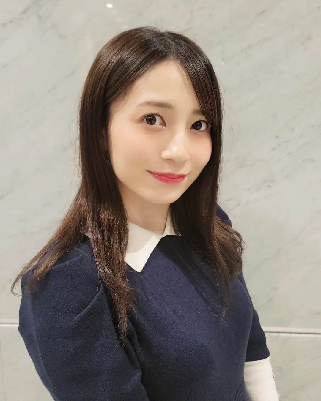 佐々木優佳里のインスタグラム：「💙  オンラインお話し会ありがとうございました！！  #akb48 #お話し会 #私服」