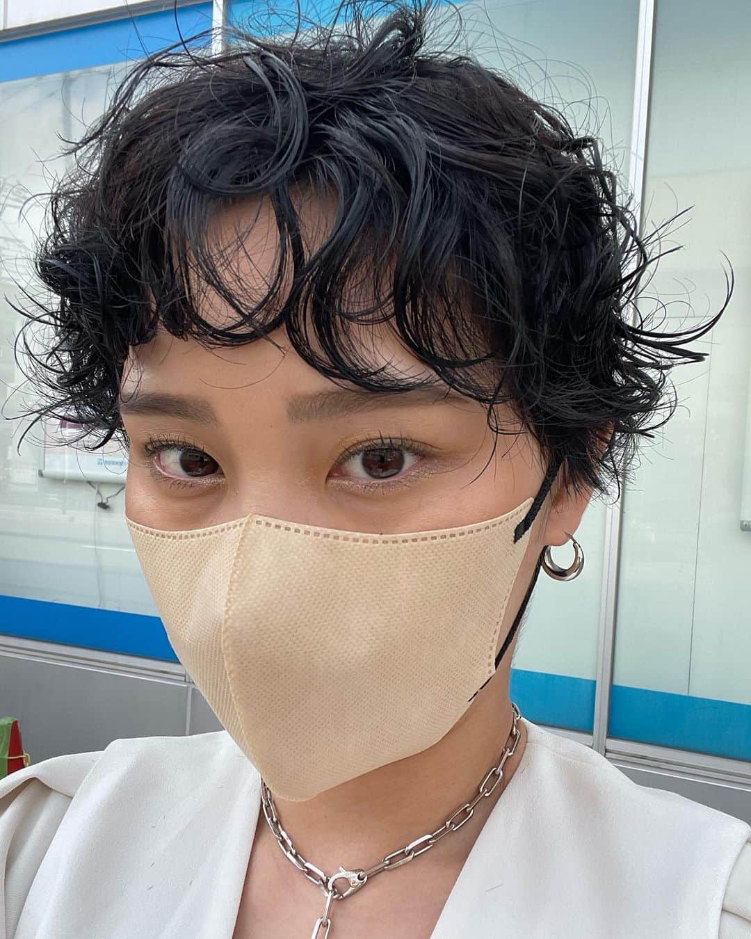 木村安梨沙のインスタグラム：「くるくるパーマ👩‍🦱の思い出」