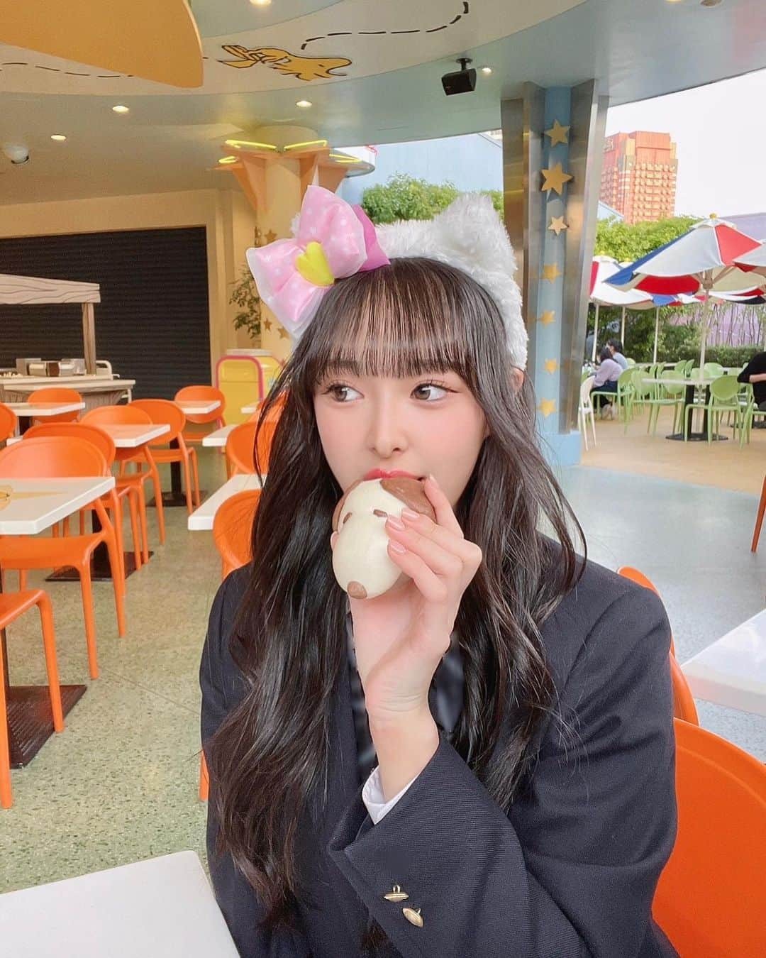 岡本怜奈さんのインスタグラム写真 - (岡本怜奈Instagram)「♡ スヌーピーまん( ･ ´｀(●)🐾 ⁡ 食べるの勿体ないぐらい可愛い๑ᵒᯅᵒ๑ ♡ ♡ #ユニバ #usj #キティー #キティーちゃん #カチューシャ #ユニバカチューシャ #スヌーピー #スヌーピーまん  #happy #Instagood #추천 #팔로우 #셀카  #jk #ljk #制服ユニバ #05 #05년생 #고등학생」5月28日 21時51分 - renatan1222