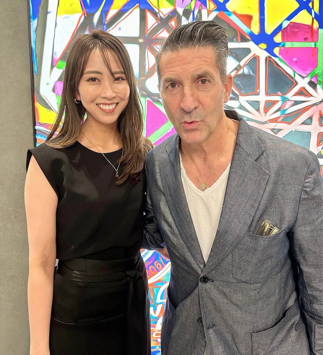 Mai Yamadaのインスタグラム：「【HUBLOT night with パンツェッタ ジローラモ】 MCを務めさせていただきました🎤  エレガントでファッショナブルなHUBLOTの空間に包まれた大阪と名古屋の2日間⌚️  ジローラモさんのユニークなトークがさすがで、私も楽しませていただきました😆  私がつけさせていただいたのは、スピリット オブ ビッグ・バン スチール ダイヤモンド💎(写真２枚目)  素敵すぎてそのままお持ち帰りしたかったですが、もちろんそんなわけにはいかず笑 いつか自分で買えるように、引き続きしっかりお仕事頑張ります🫡  #HUBLOT #ウブロ #時計#腕時計 #イベント #MC #イベントMC #アナウンサー #フリーアナウンサー #プラスプラス」