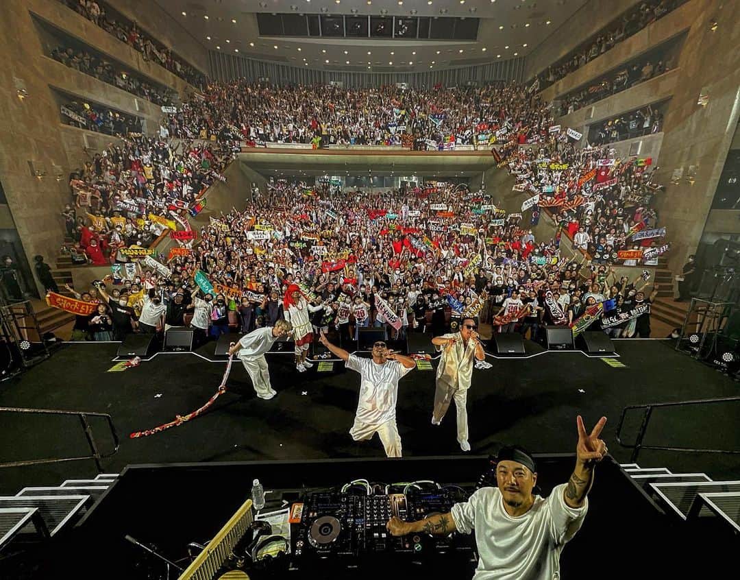 HAN-KUNのインスタグラム：「宇都宮！！  ありがとう！！  楽しいって言葉が 完璧にハマった夜でした みんなが楽しそうに してくれてる姿が 見えて本当に嬉しかった  また遊ぼう！！  #湘南乃風」