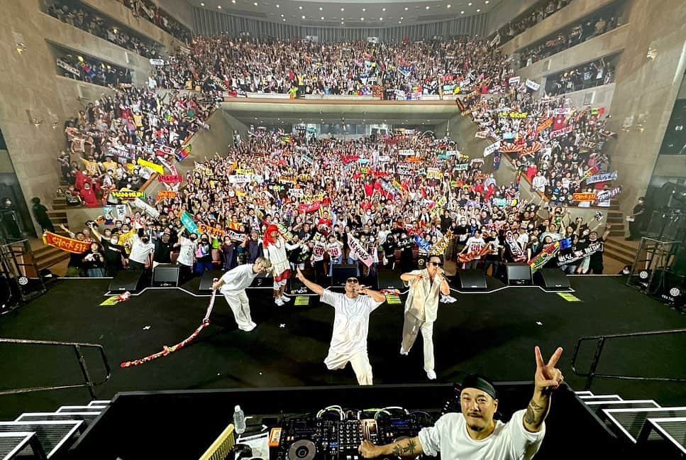 RED RICEのインスタグラム：「北関東2日目栃木最高だった‼️ 10年ぶりに帰って来れて嬉しかったな〜😎 またやりましょう‼️ #湘南乃風 #20周年  #わっしょい」