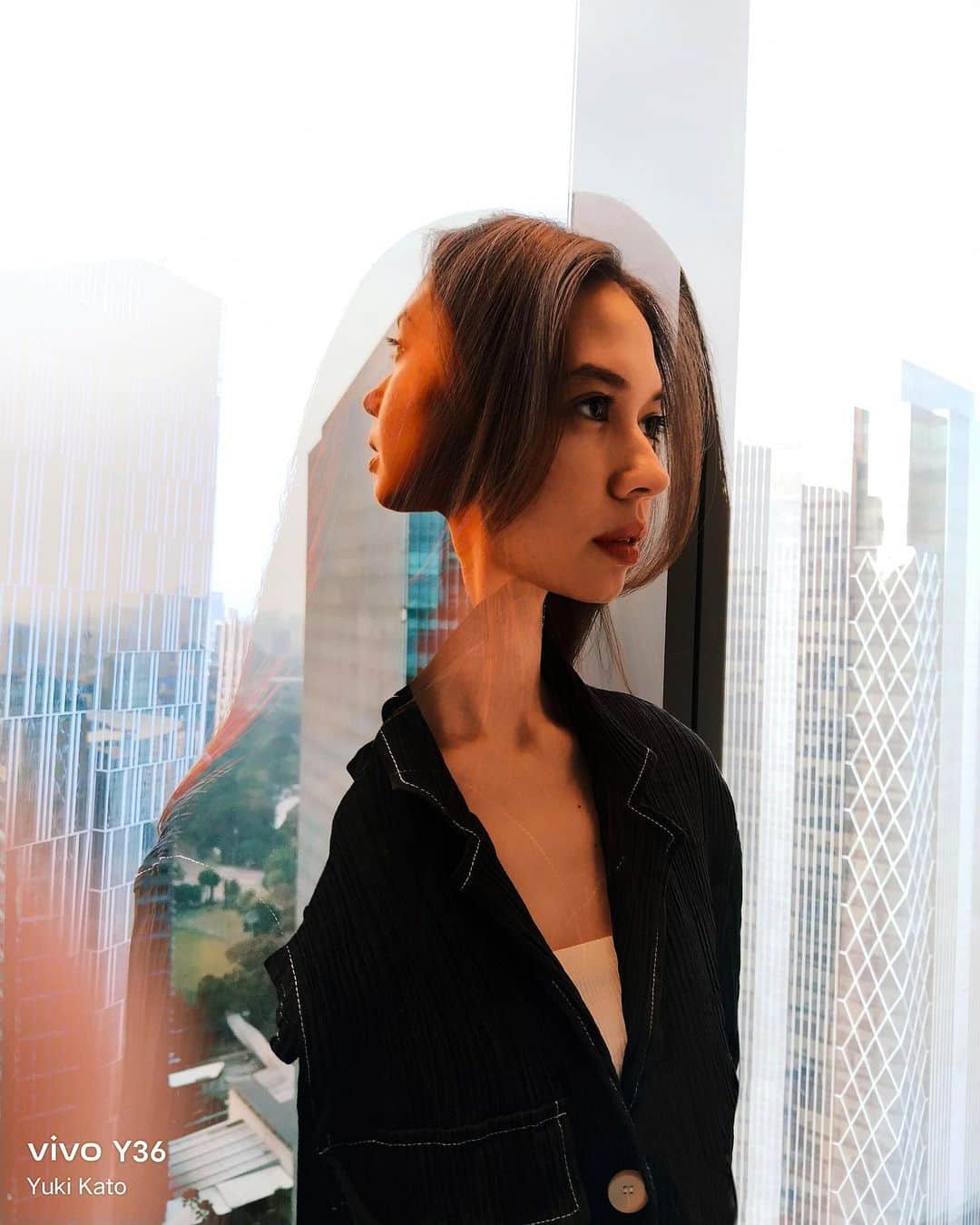ユキ・カトウのインスタグラム：「Exploring my creativity with #VivoY36 #GayaSultan #PerformaJagoan」