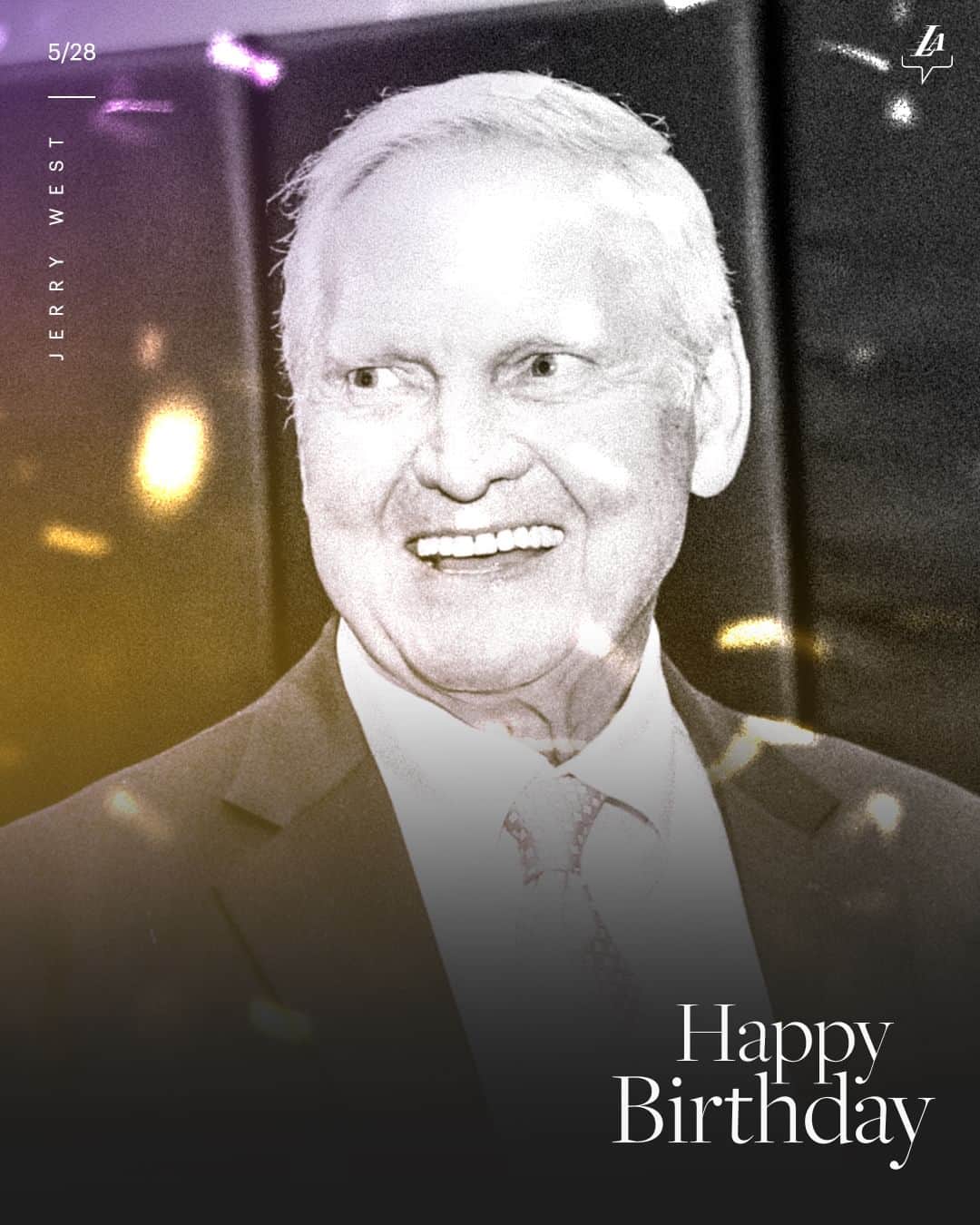 Los Angeles Lakersさんのインスタグラム写真 - (Los Angeles LakersInstagram)「Happy birthday to the logo, Jerry West!」5月28日 23時42分 - lakers