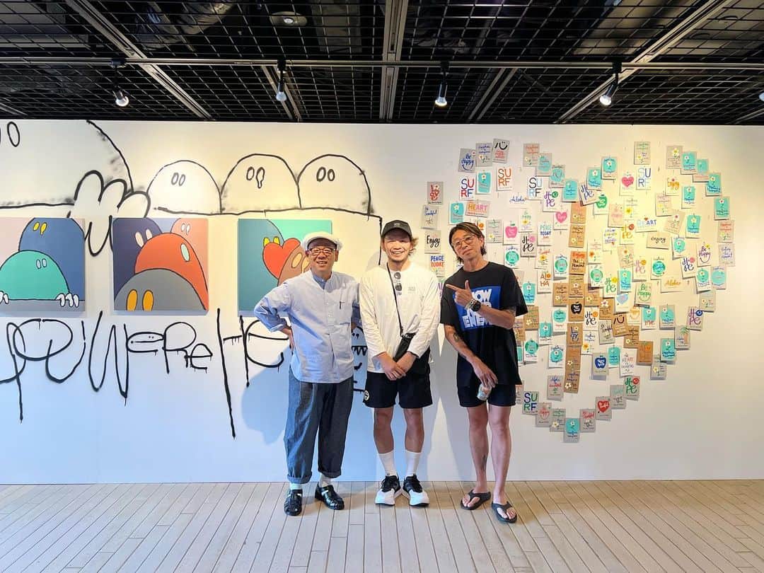 宇野薫のインスタグラム：「GREENROOM FESTIVAL’23 ART  KOJI TOYODA さん RYUJI KAMIYAMA さん  ありがとうございました‼️」