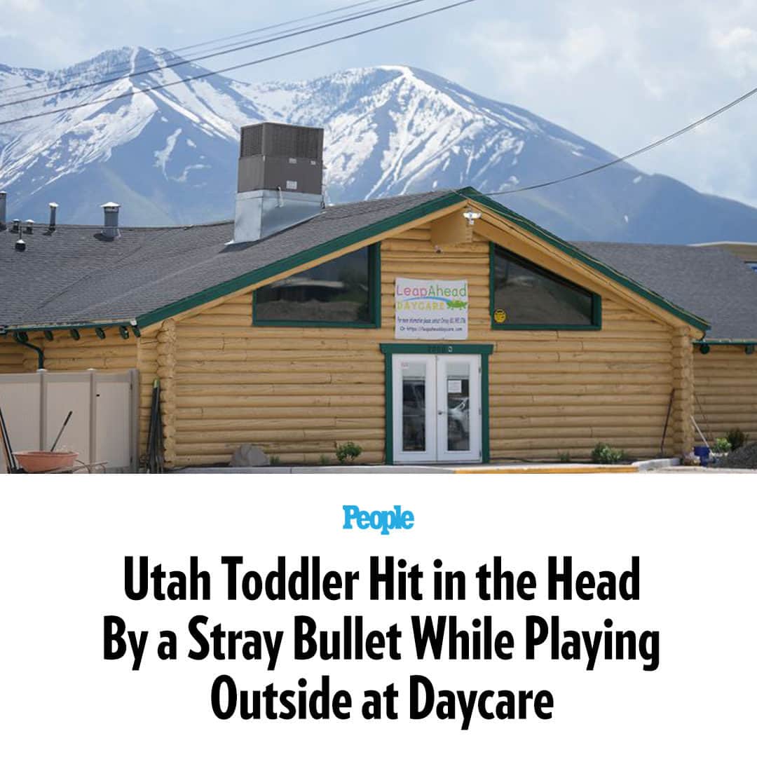 People Magazineさんのインスタグラム写真 - (People MagazineInstagram)「A 2-year-old boy was struck by a stray bullet while playing outside at his Utah daycare on Monday.  “Initially, we thought he just had tripped and hit his head,” said Lane Mugleston, who owns the daycare with his wife, per CNN affiliate KSLTV. However, police said, “It was not until at the hospital that doctors discovered through scans that the child had a small caliber bullet lodged in its head.”  More on this story in our bio link. | 📷: AP Photo/Rick Bowmer」5月29日 0時15分 - people