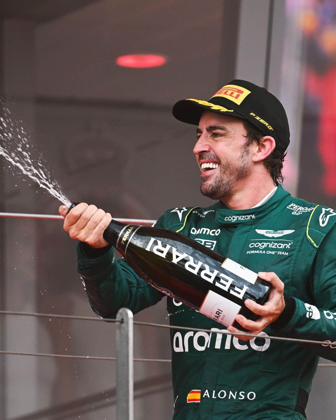 アストンマーチンのインスタグラム：「They say second place is the first loser. We say it’s one step closer to victory.  P2 for @fernandoalo_oficial in Monte Carlo.  #AstonMartin #MonacoGP #INTENSITYDRIVEN」